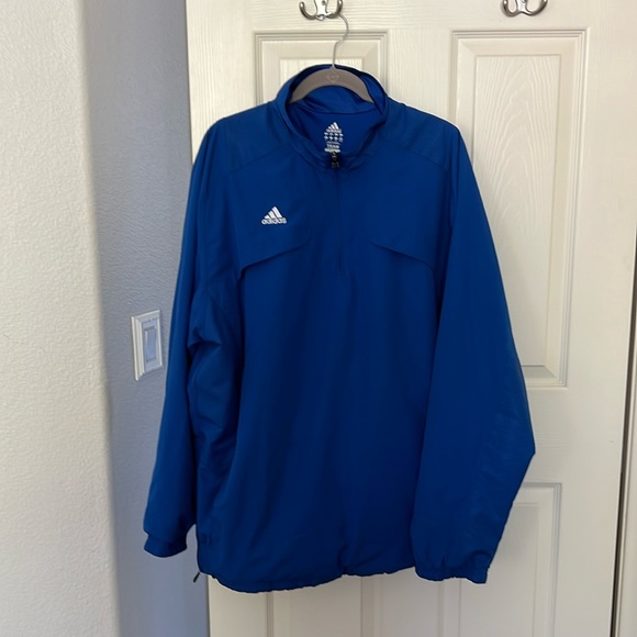 Men’s blue Adidas team performance claims proof pullover - Picture 1 of 4